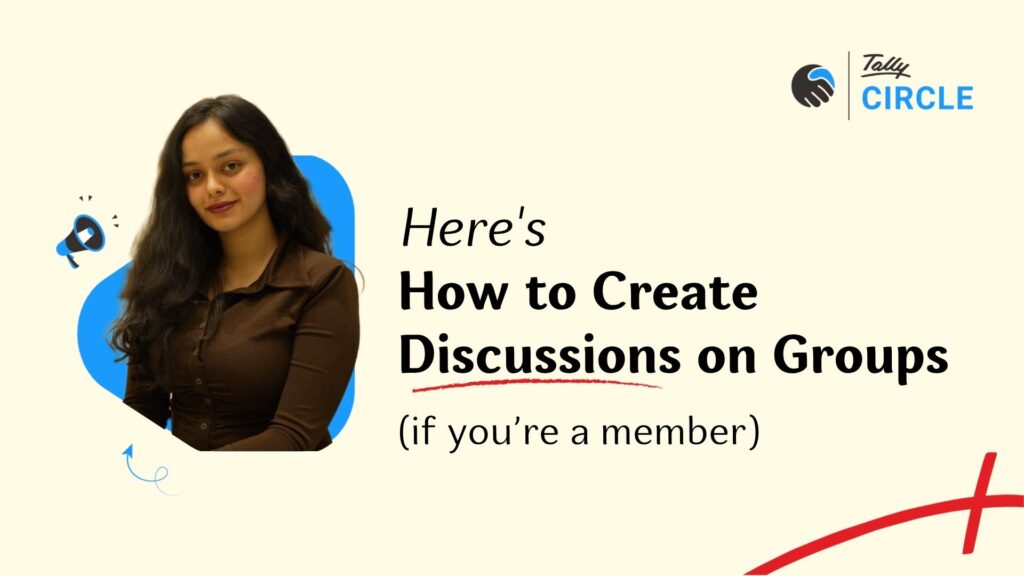 how to create discussions on groups (if you're a member)